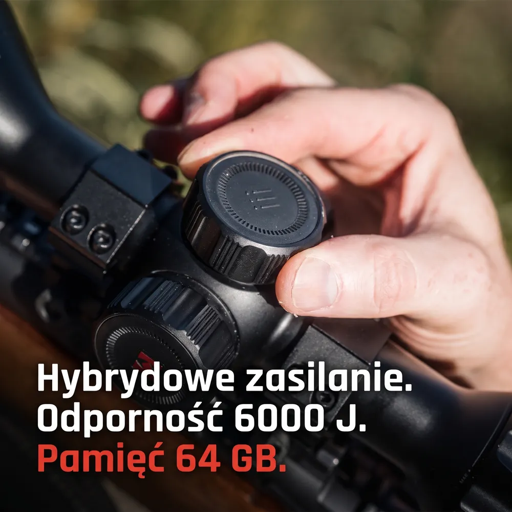 Celownik termowizyjny HIKMICRO Stellar SX75L 4.0 – wieżyczki i gniazdo akumulatora 18650